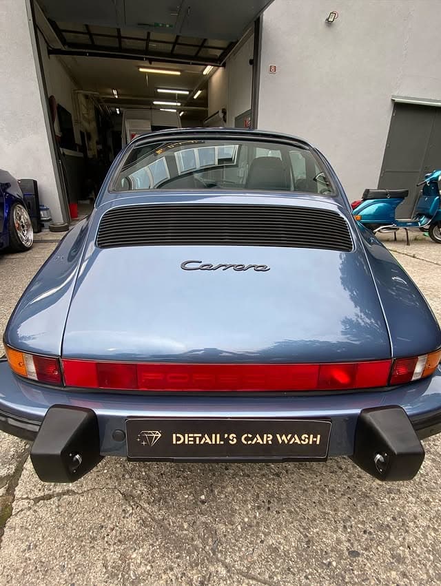 Porsche Rear Blue